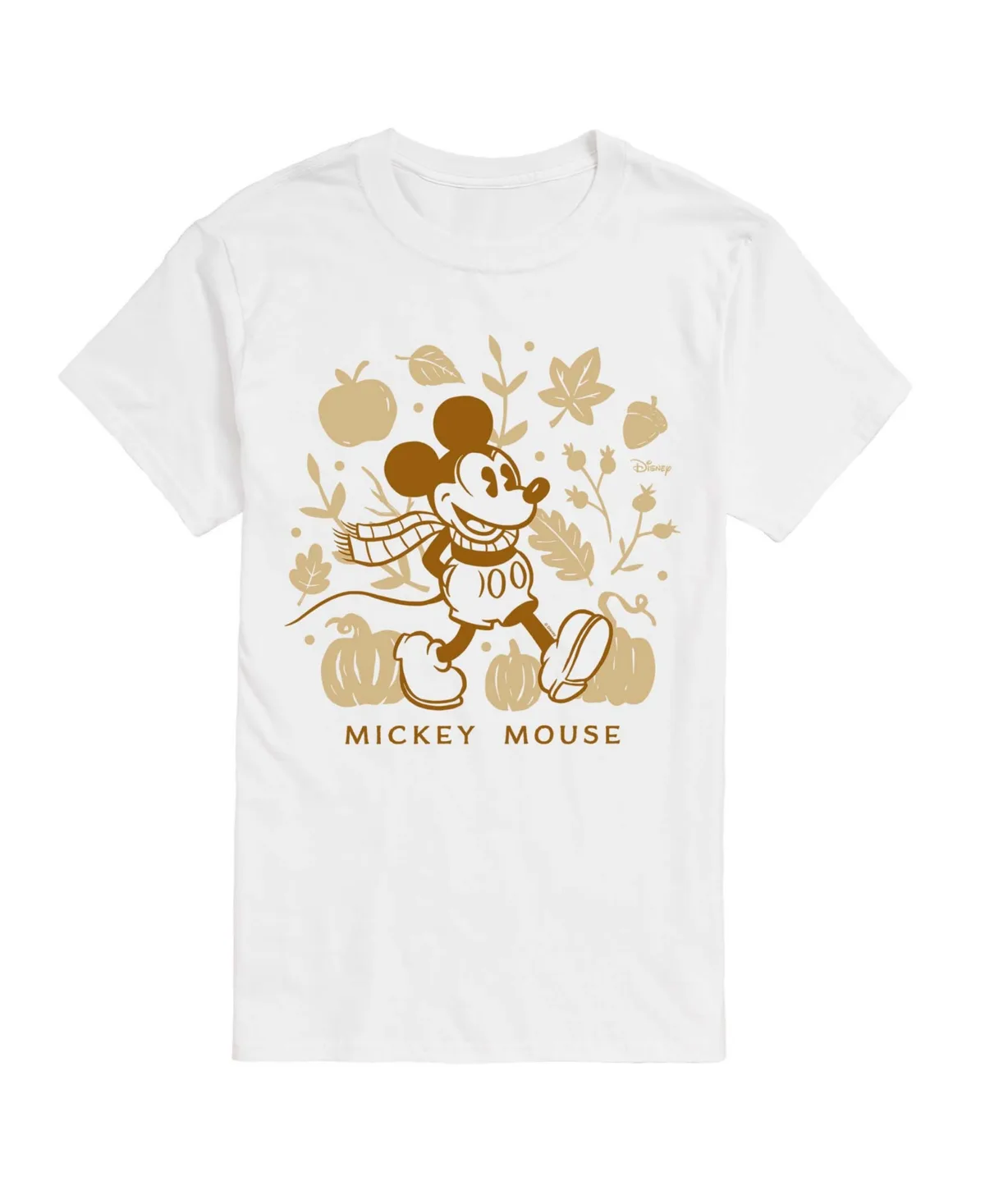 Mickey Mouse Fall Icons Graphic Crew Neck T-Shirt