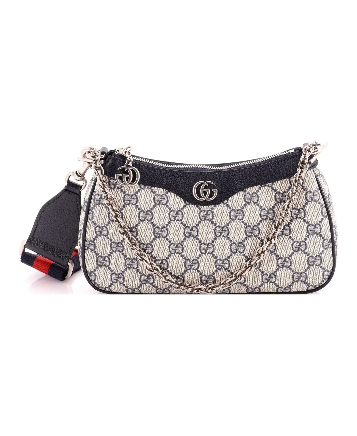 Pre-Owned Gucci Small Ophidia Charm Shoulder Bag Gg Coated Canvas by Gucci