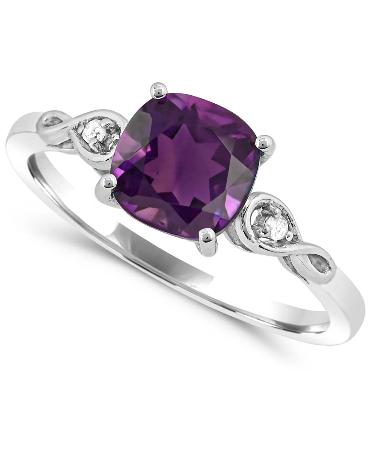 (7/8 ct. t.w.) and Diamond Accent Cocktail Ring in Sterling Silver by Macy's