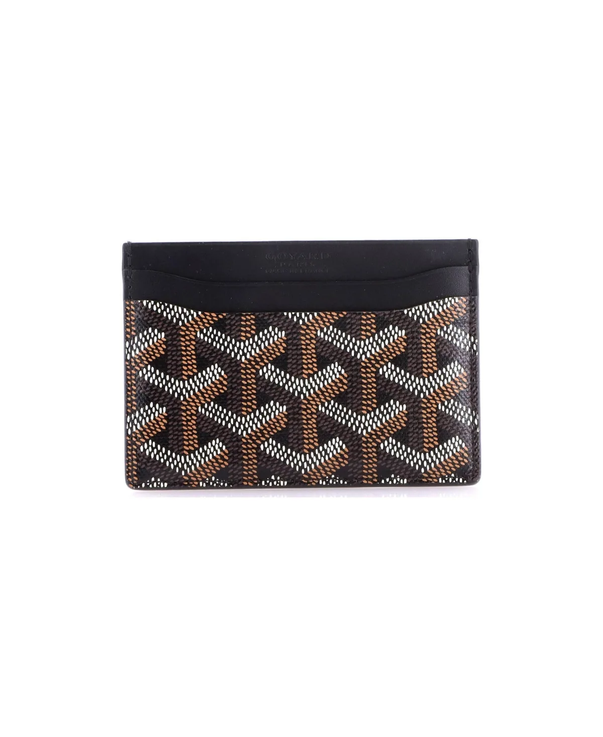 Pre-Owned Goyard Saint Sulpice Card Holder Coated Canvas by Pre Owned Goyard