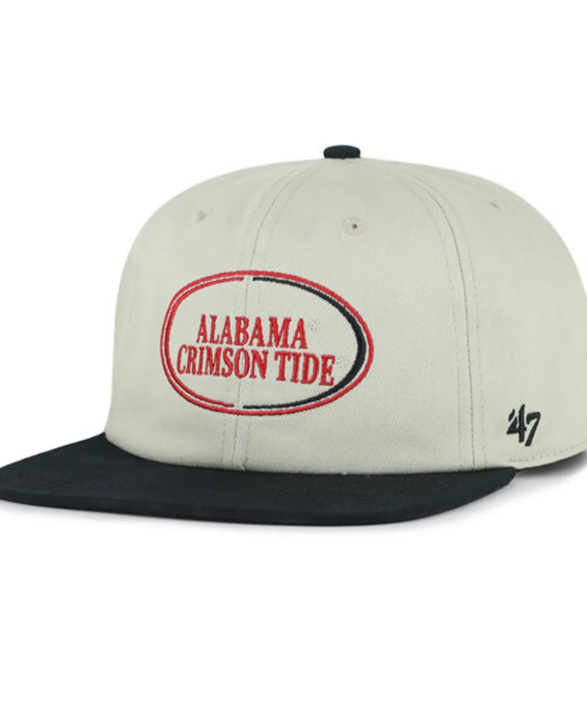 Alabama Crimson Tide Ovalcrest Captain Snapback Hat by 47 Brand