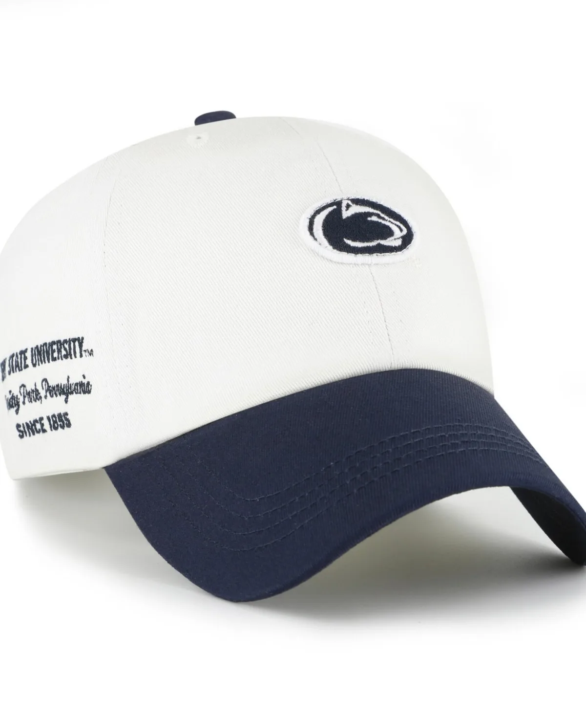 Penn State Nittany Lions Contemporary Basics Two Tone Clean Up Adjustable Hat by 47 Brand