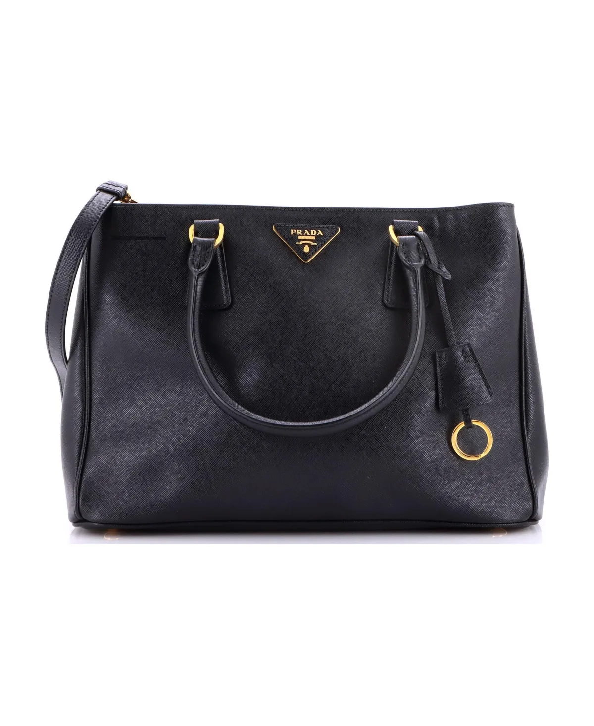 Pre-Owned Medium Gardeners Tote Saffiano Leather by Prada