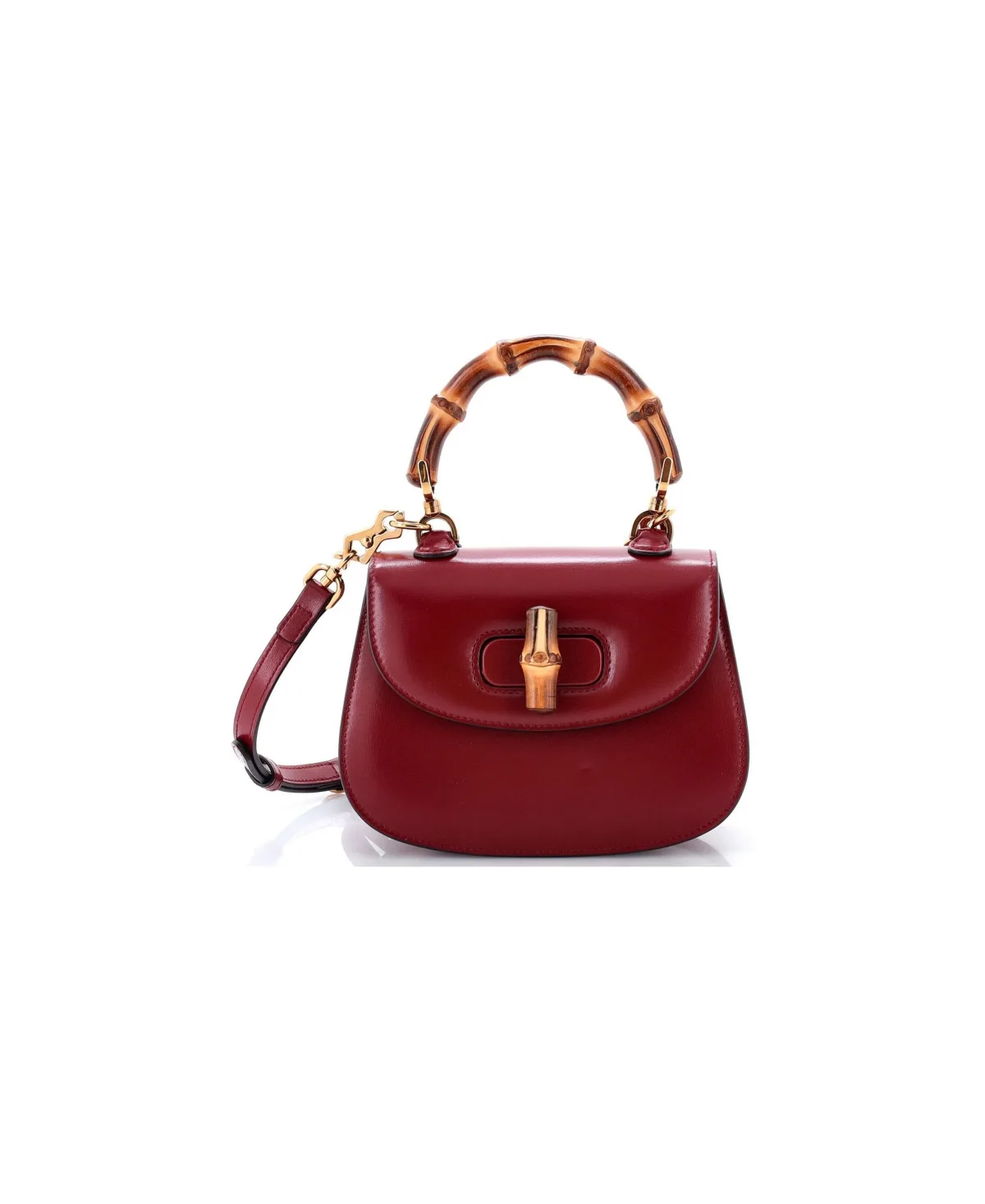 Pre-Owned Mini Bamboo 1947 Top Handle Bag Leather