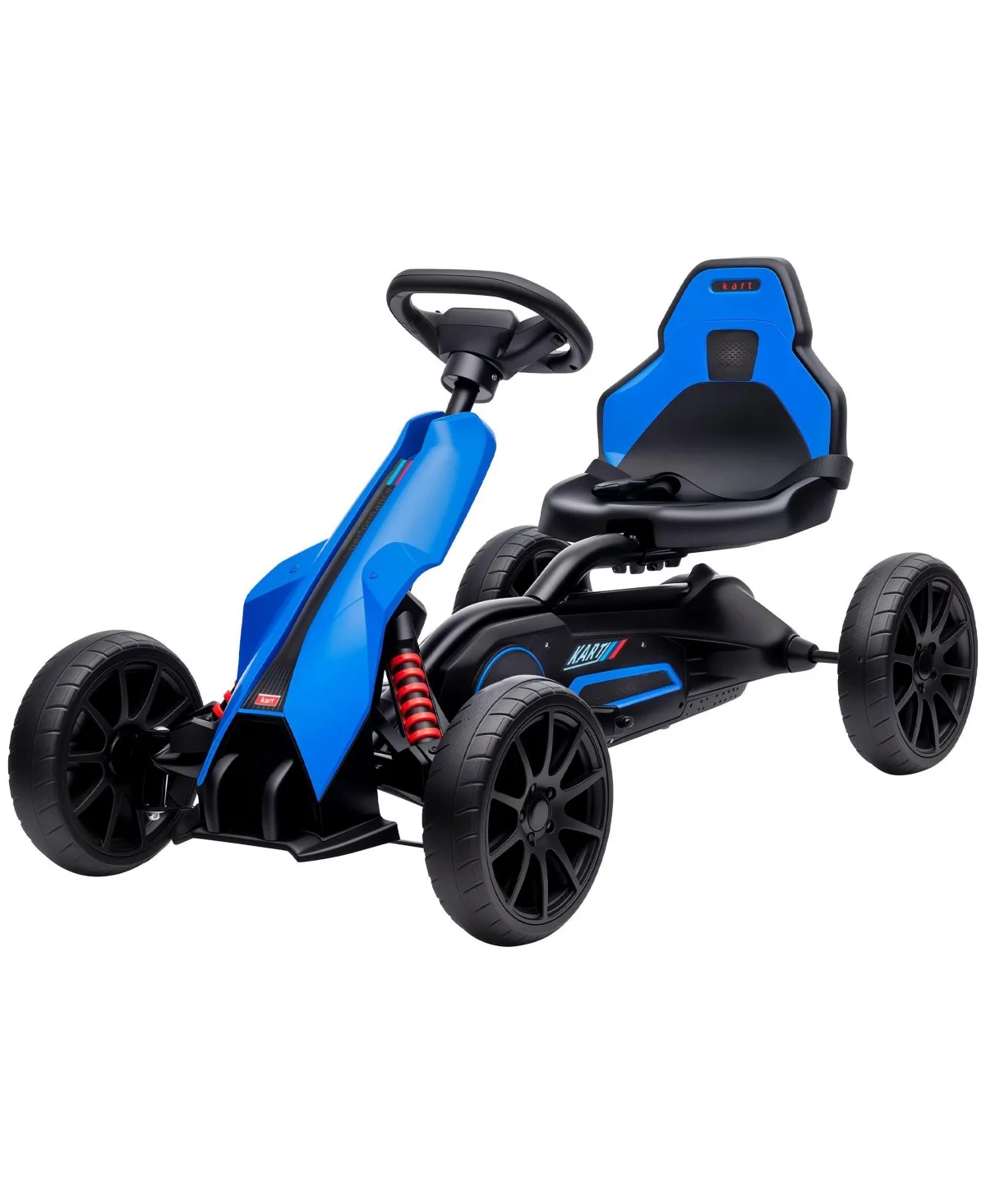 Go-Kart 12V with Adjustable Seat and Seat Restraint, Ages 3-8 by Sevorley