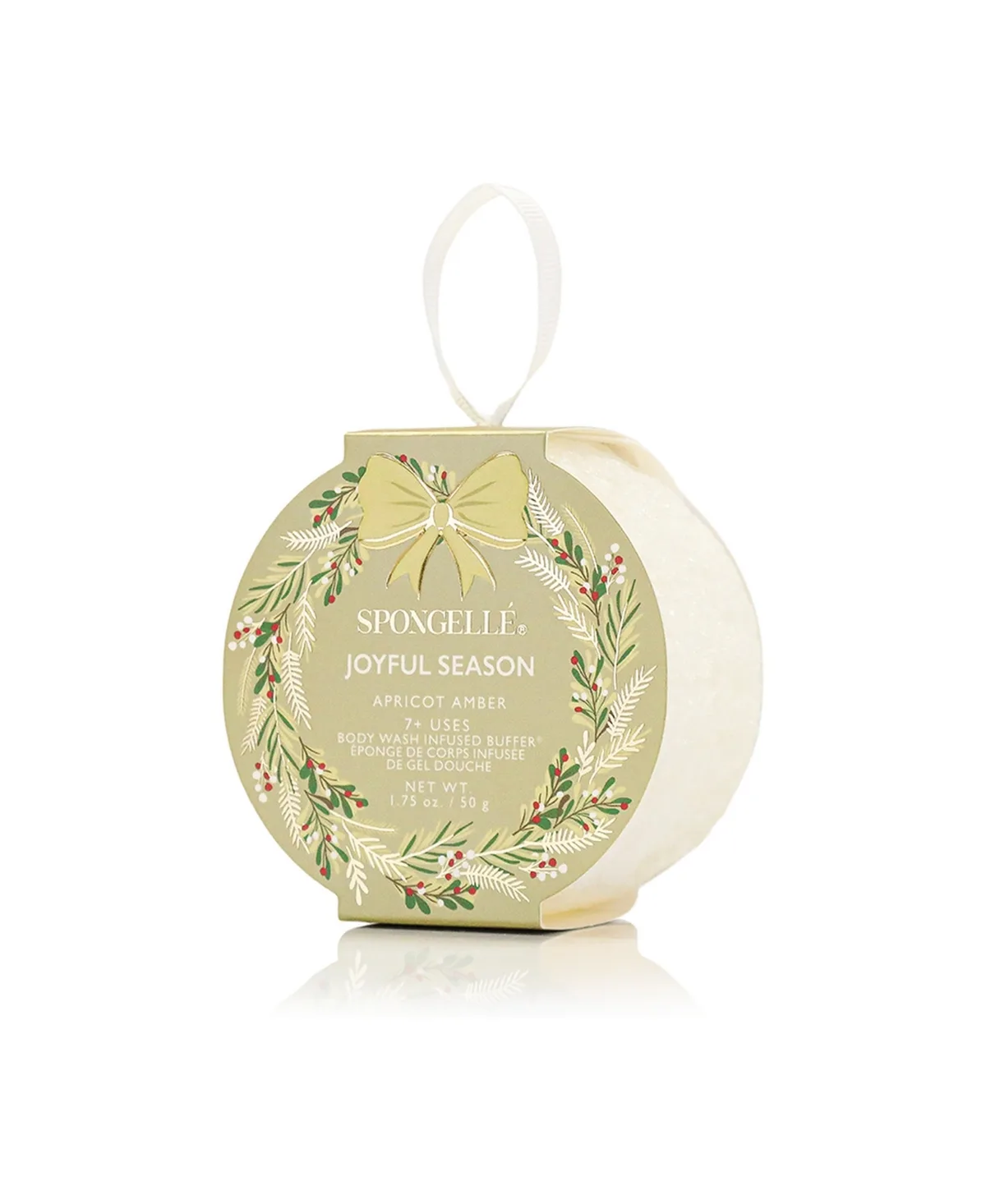 Holiday Wreath Collection 7+- Joyful Season- Apricot Amber by Spongelle