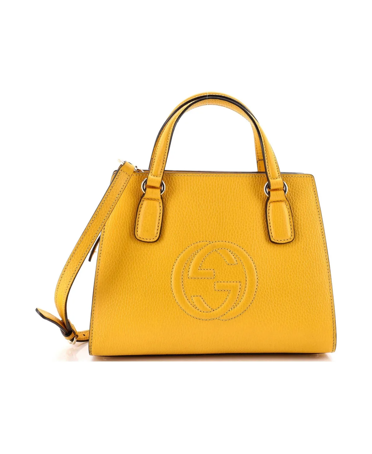 Pre-Owned Small Soho Convertible Top Handle Satchel Leather by Gucci