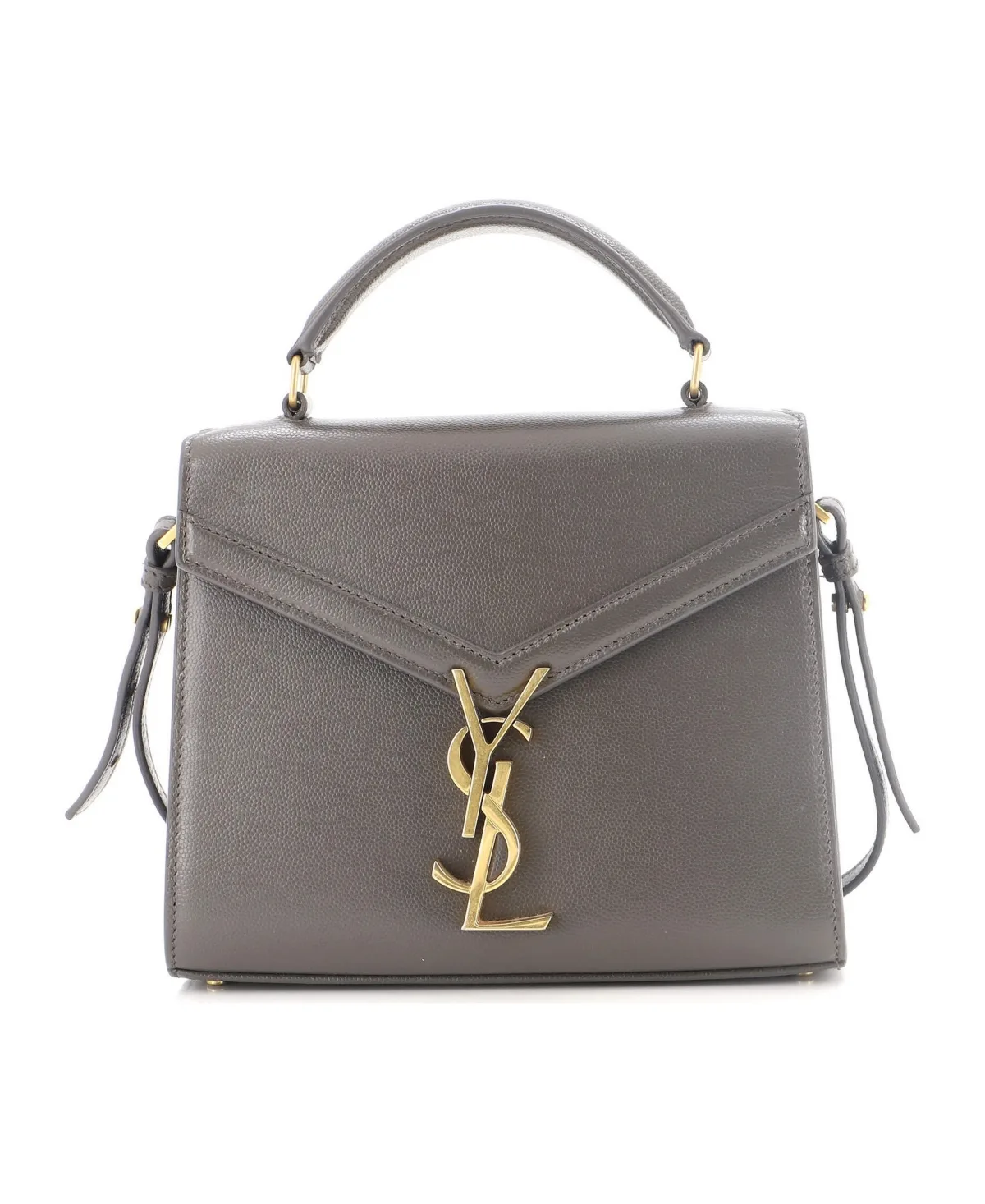 Pre-Owned Mini Cassandra Top Handle Bag Leather by Saint Laurent
