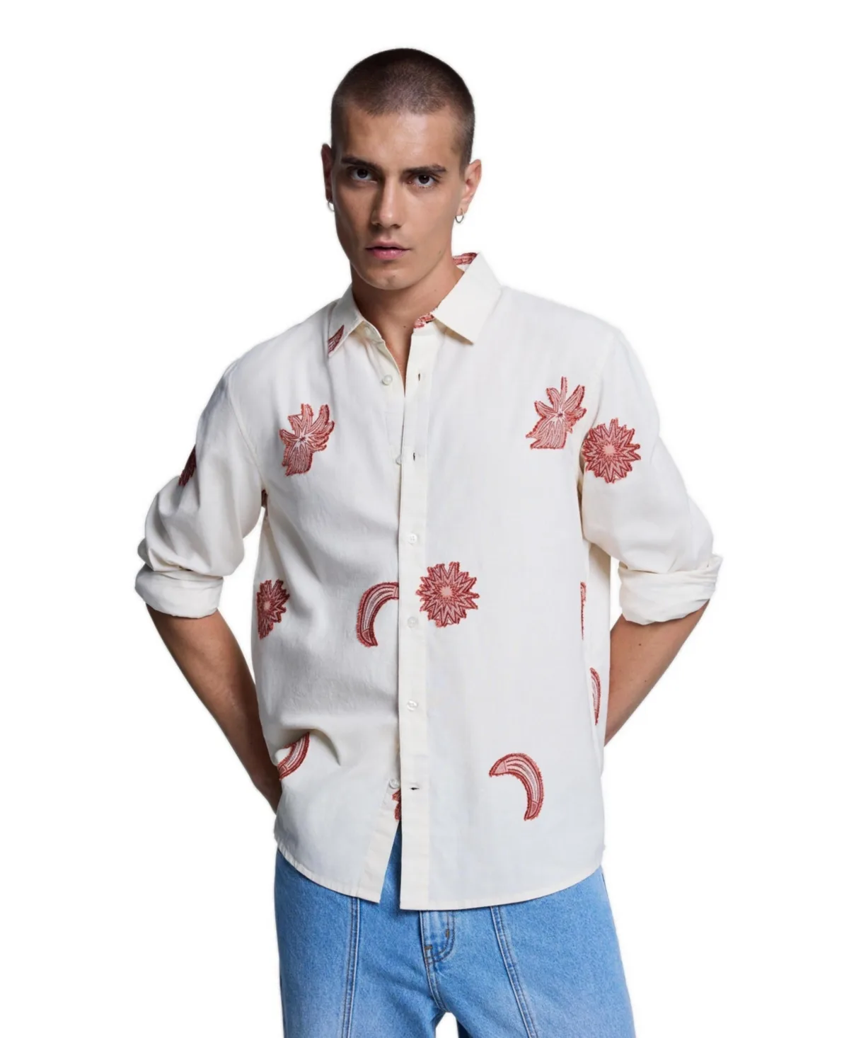 Printed Jacquard Shirt by Desigual