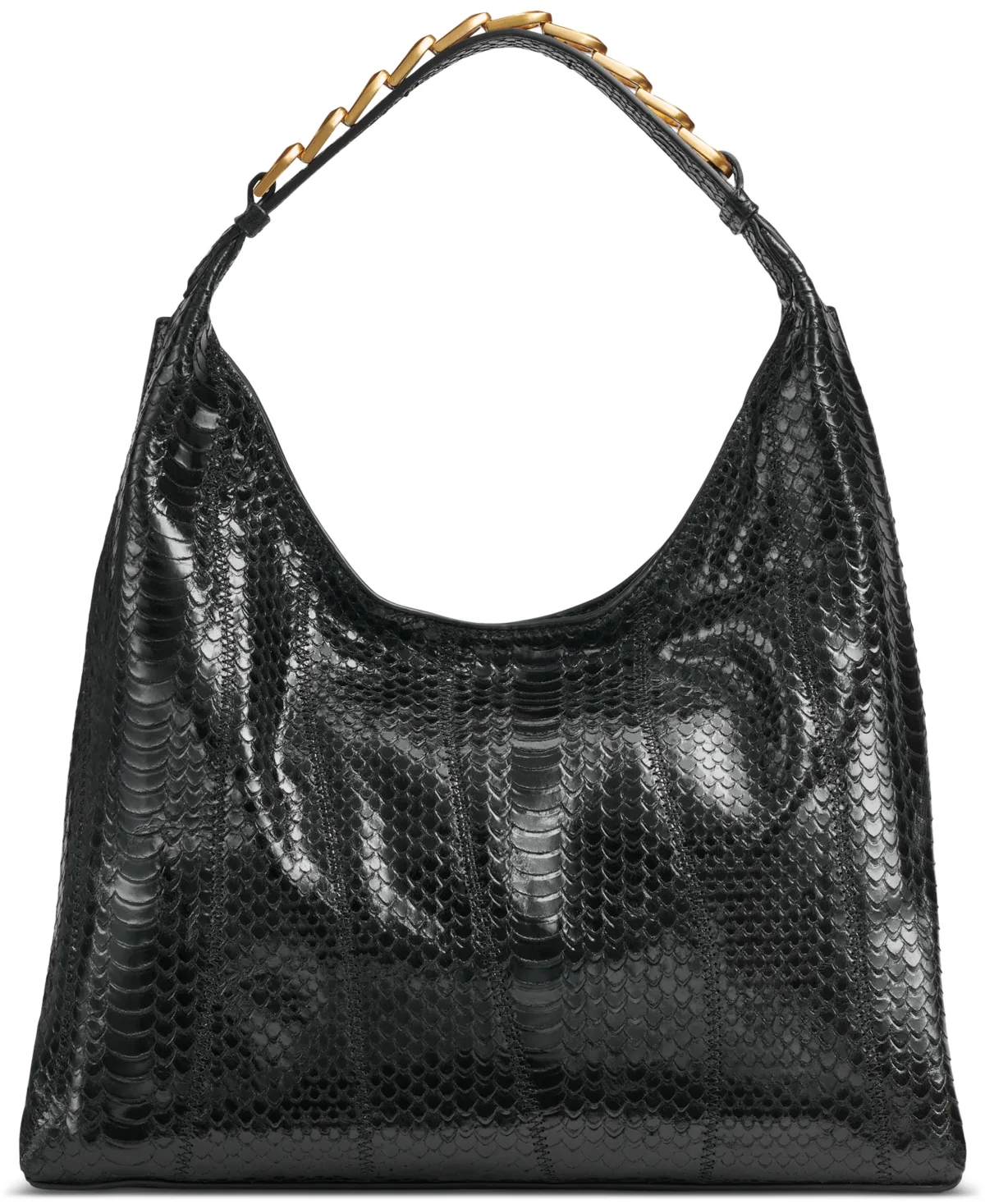 Bellmore Small Skipper Snake Shoulder with Bezel Strap by Donna Karan New York