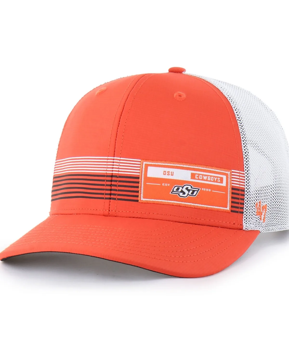Oklahoma State Cowboys Rangefinder Brrr Trucker Adjustable Hat by 47 Brand
