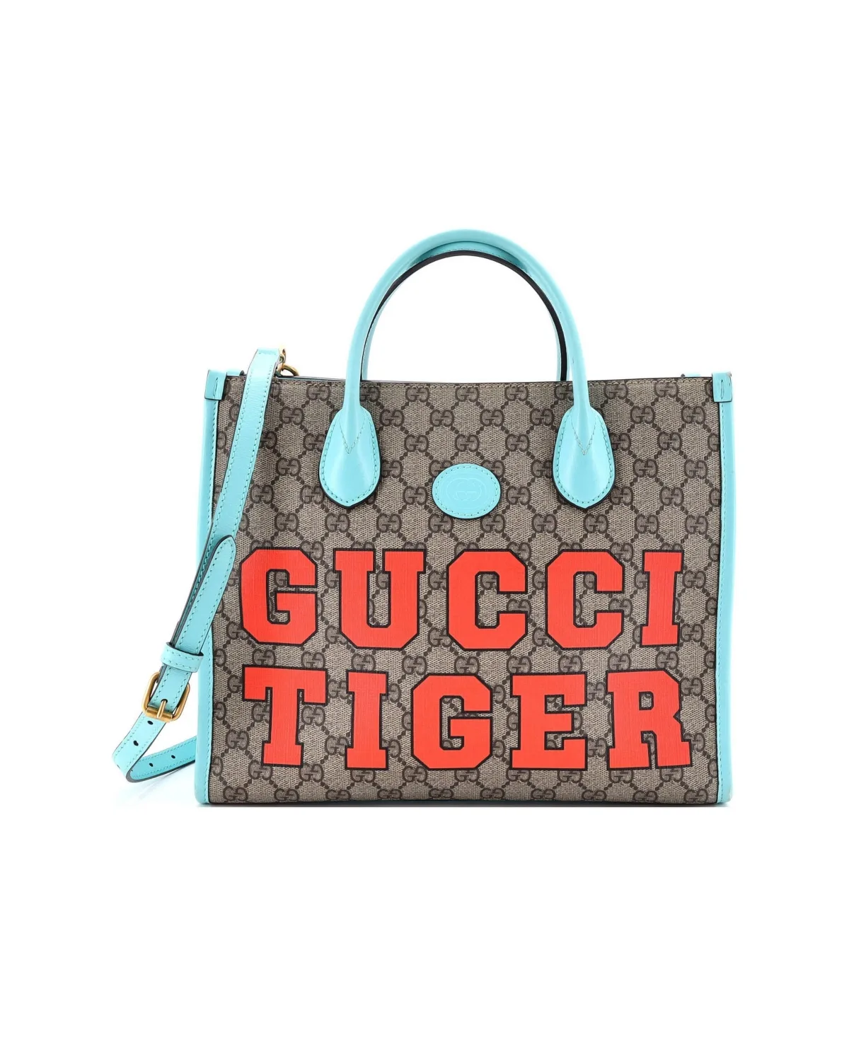 Pre-Owned Gucci Small Structured Top Handle Open Tote Printed Gg Coated Canvas by Gucci