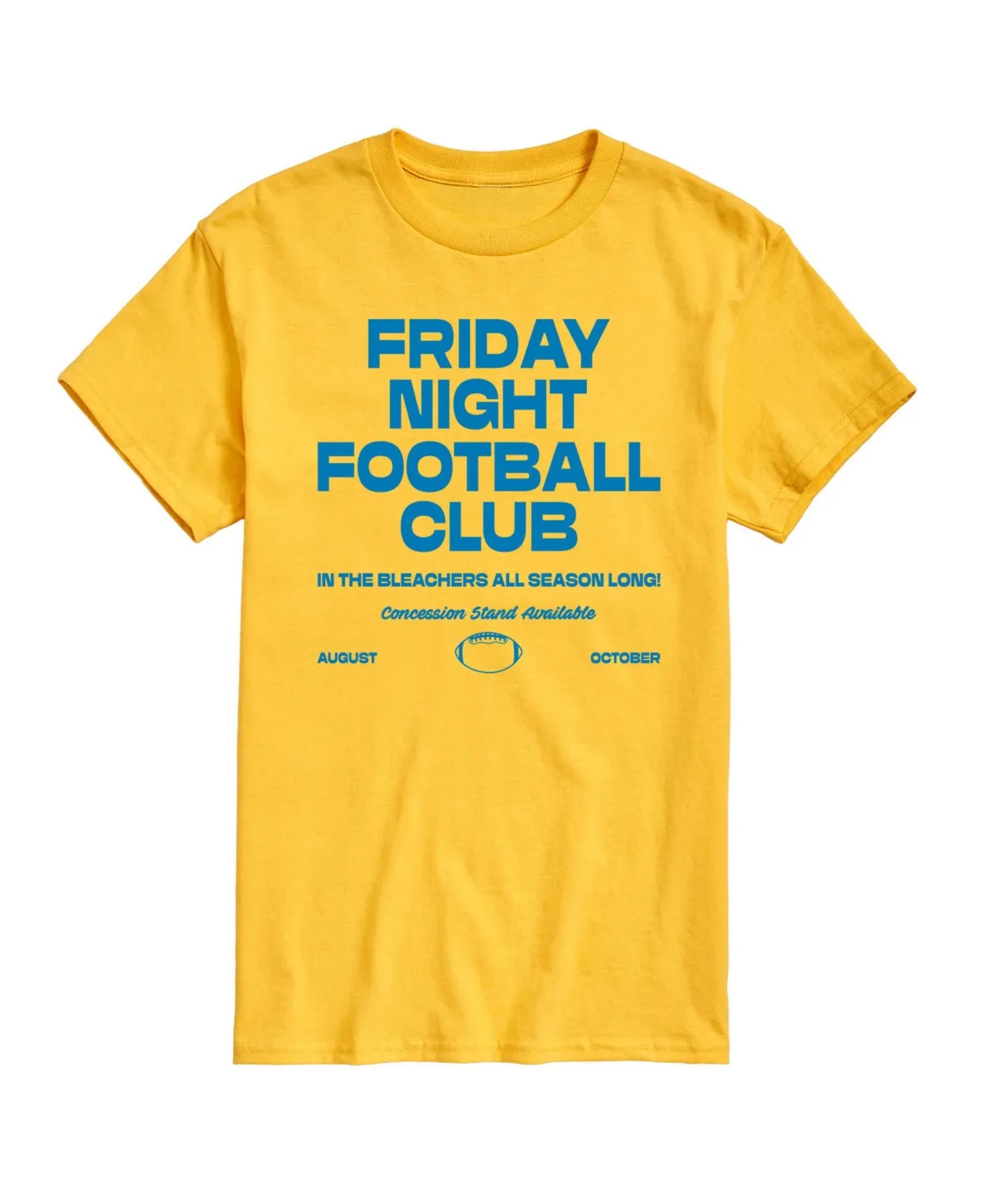 Friday Night Football Graphic Sports Theme T-Shirt by Airwaves