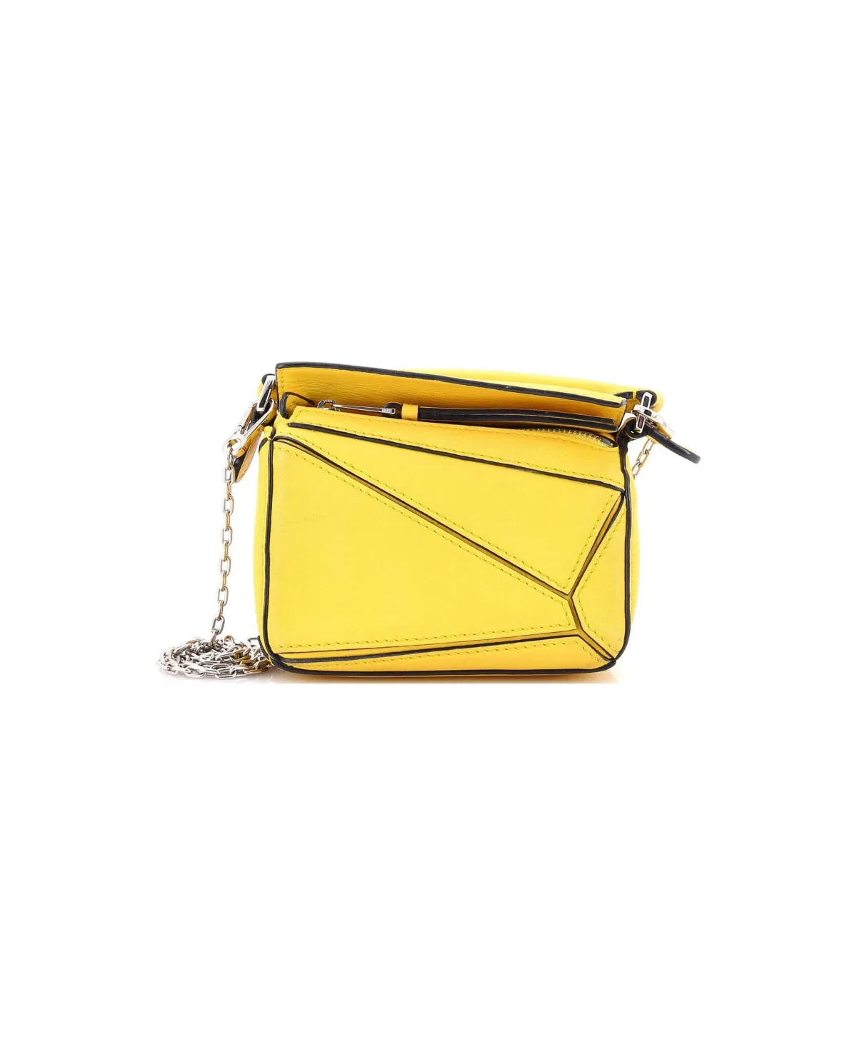 Pre-Owned Loewe Nano Puzzle Bag Leather by LOEWE