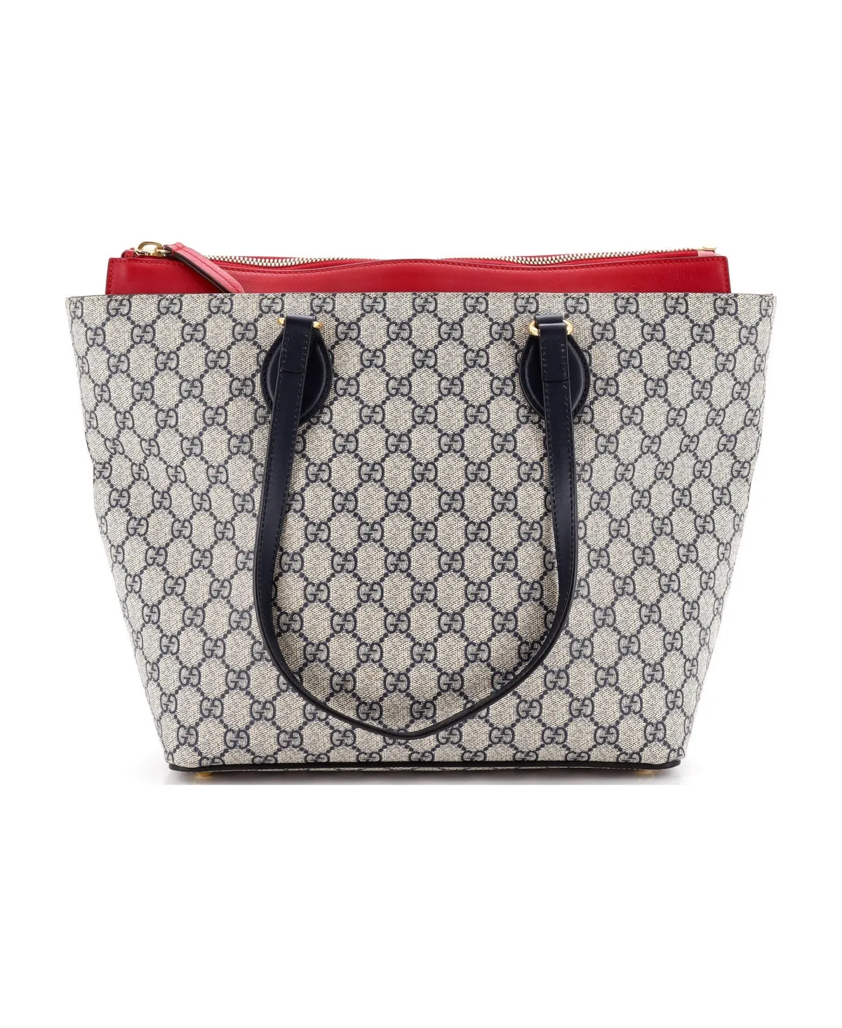 Pre-Owned Gucci Medium Linea a Zip Tote GG Coated Canvas and Leather by Gucci