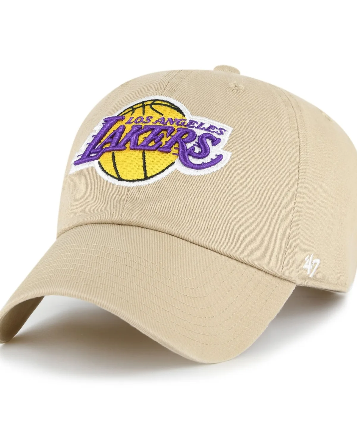 Los Angeles Lakers Logo Clean Up Adjustable Hat by 47 Brand