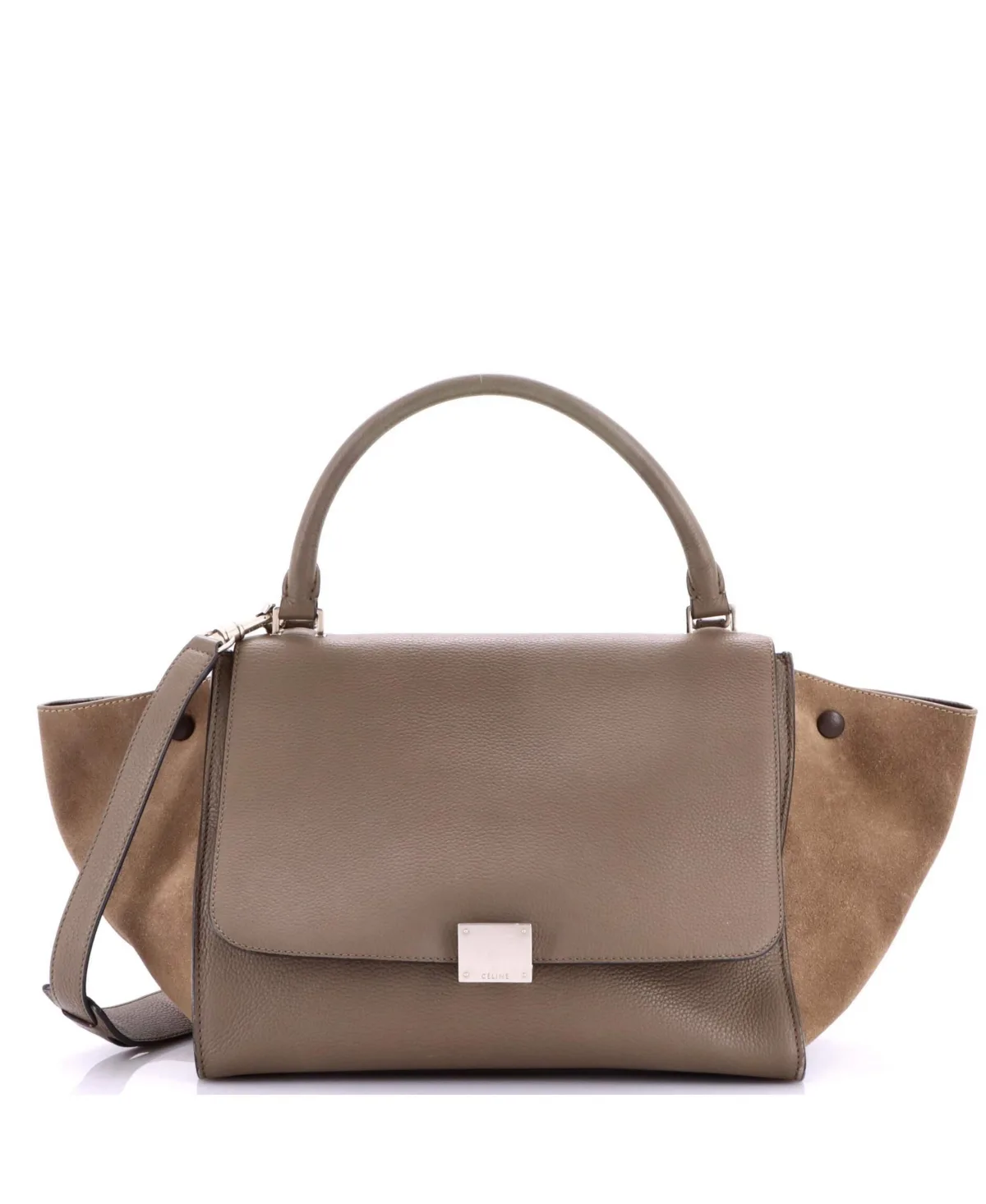 Pre-Owned Celine Medium Trapeze Bag Leather by Celine