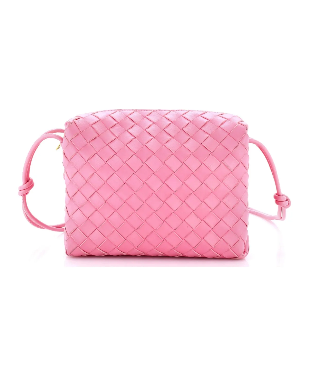 Pre-Owned Bottega Veneta Small Loop Crossbody Bag Intrecciato Nappa by Bottega Veneta