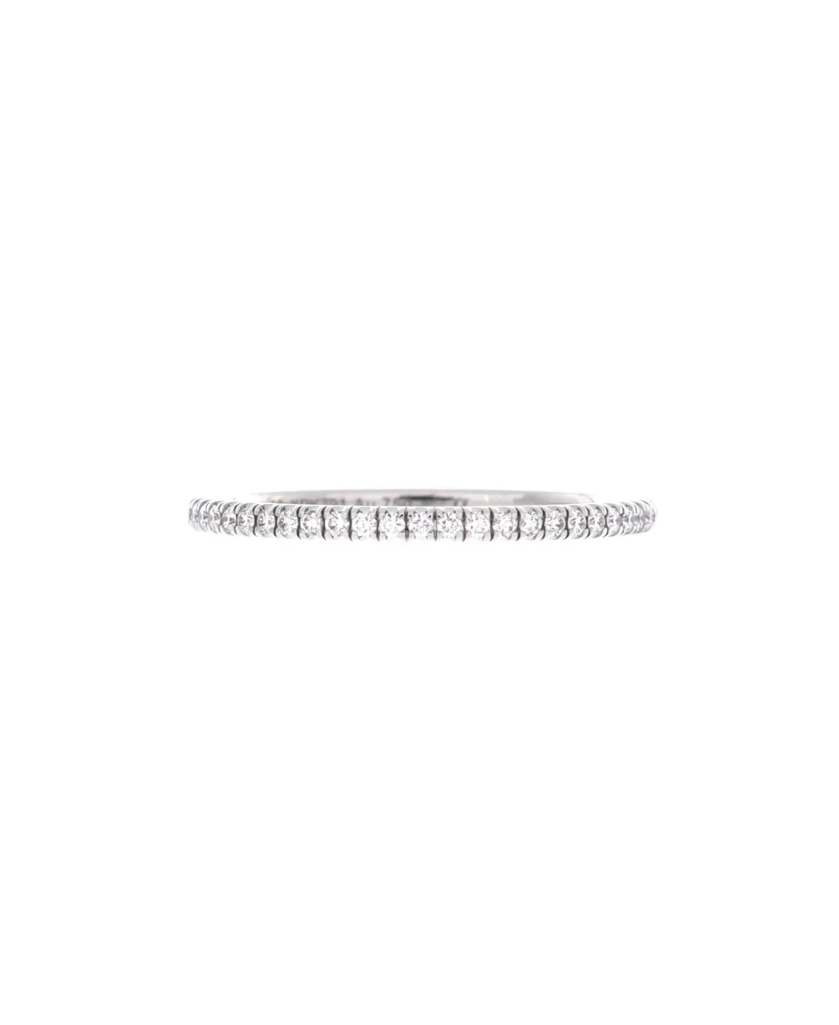 Pre-Owned Cartier Etincelle De Cartier Diamond Wedding Band (0.22 ct.) in 18K White Gold by Cartier's