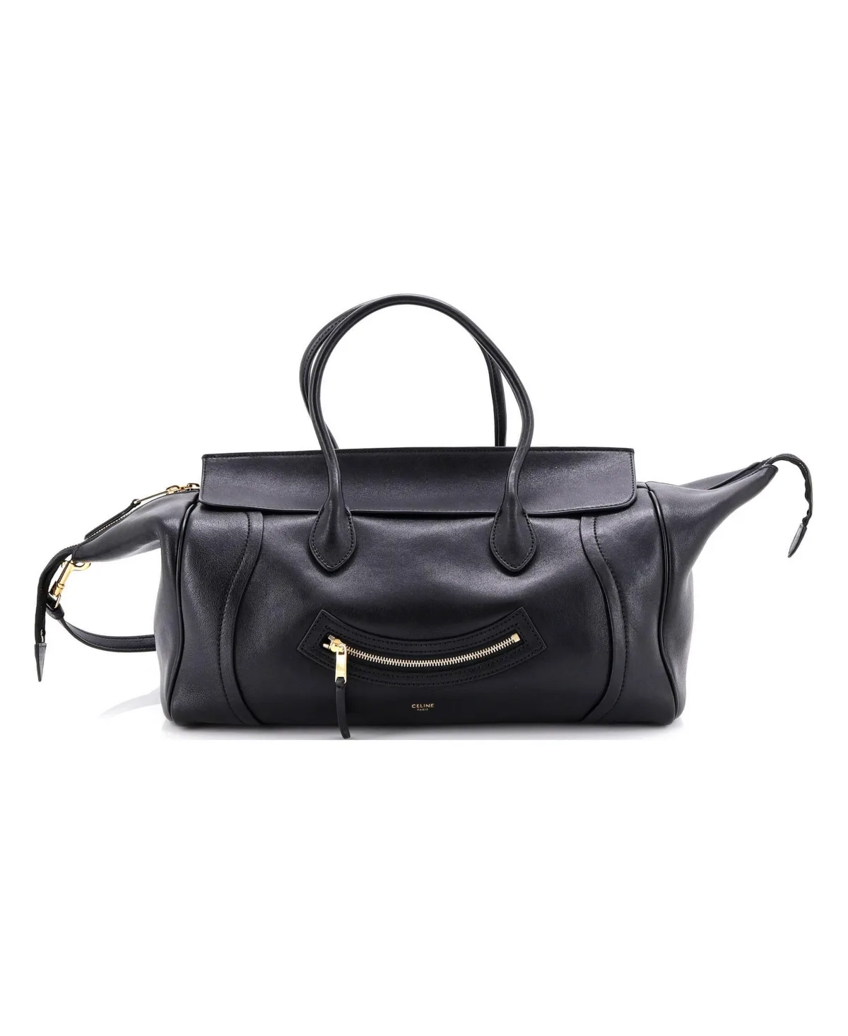 Pre-Owned Medium Smiling New Luggage Bag Smooth Leather by Celine