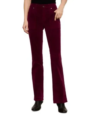 Play Date High Waisted Velvet Bootcut Pants by Sanctuary