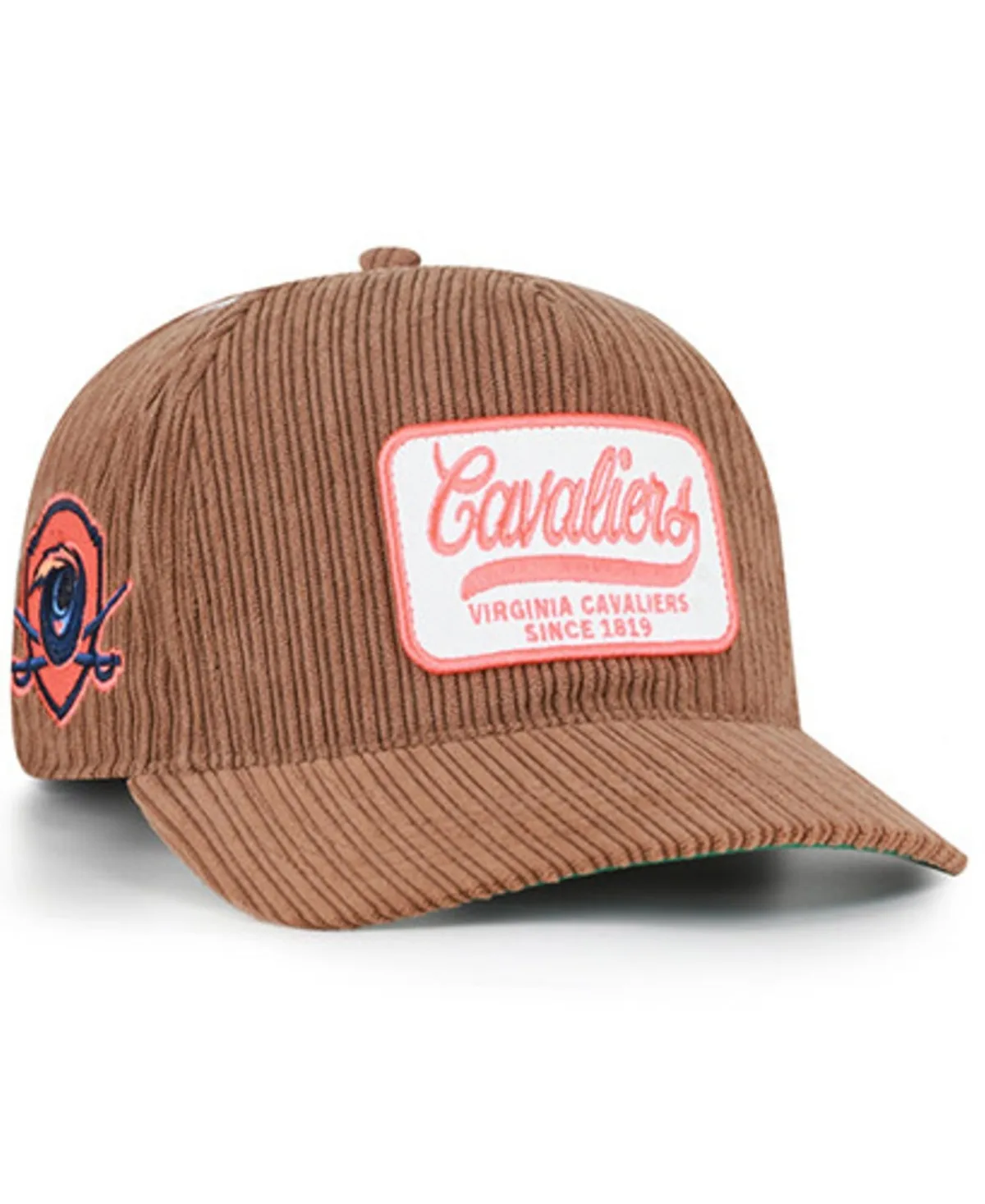 Virginia Cavaliers Corduroy Patch Hitch Adjustable Hat by 47 Brand