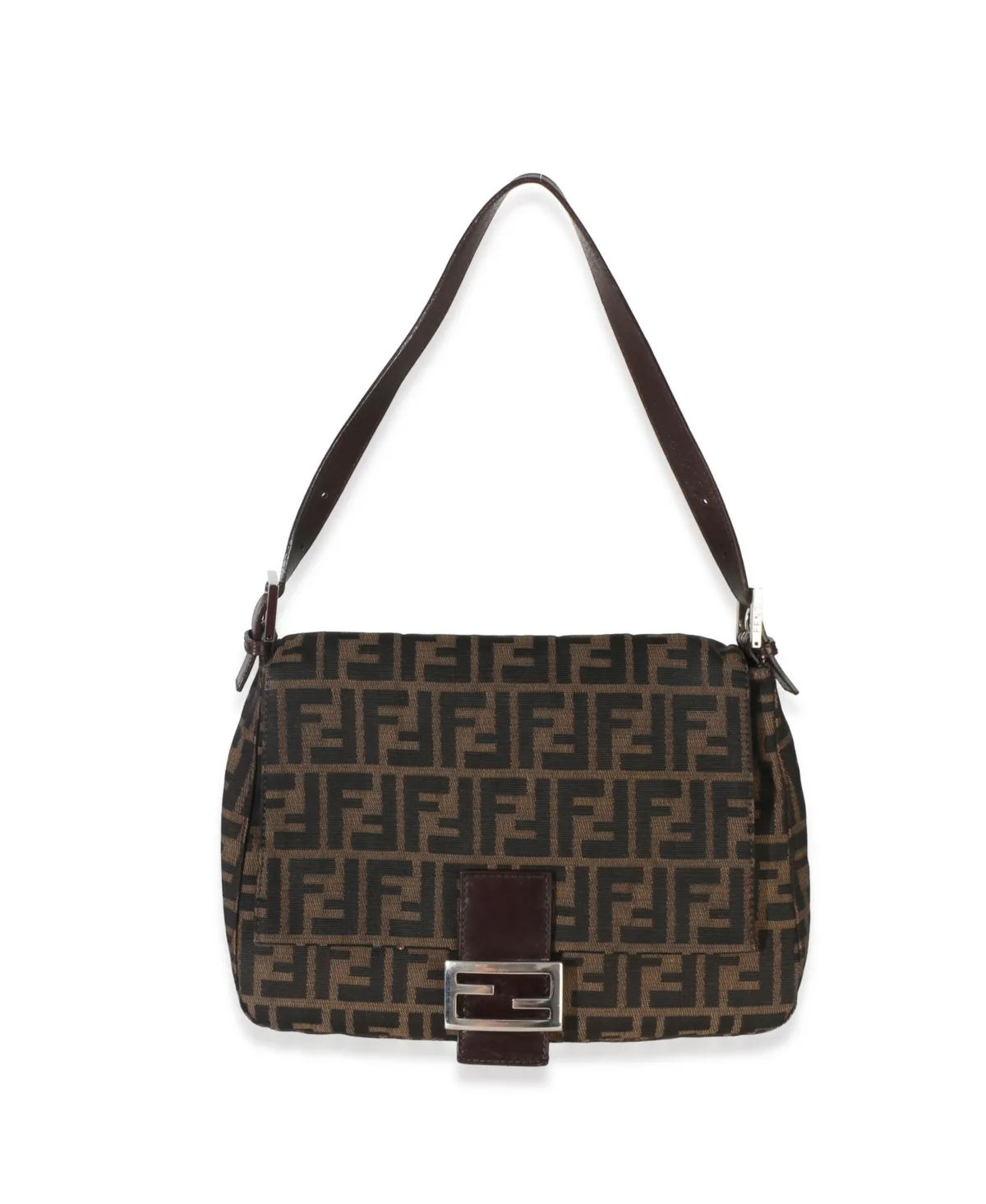 Pre-Owned Fendi Zucca Canvas Mama Baguette by FENDI