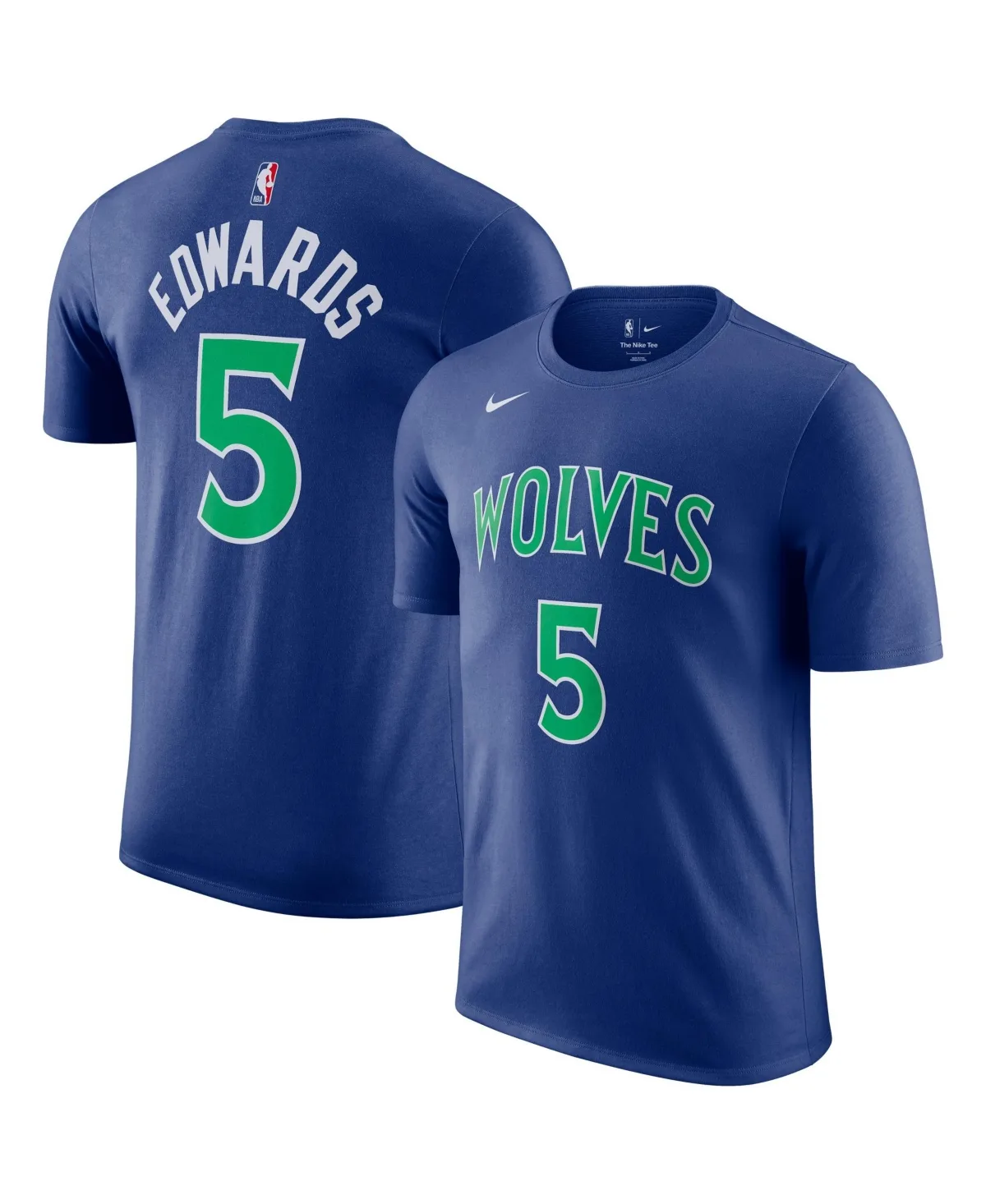 Anthony Edwards Minnesota Timberwolves Icon Name & Number T-Shirt by Nike