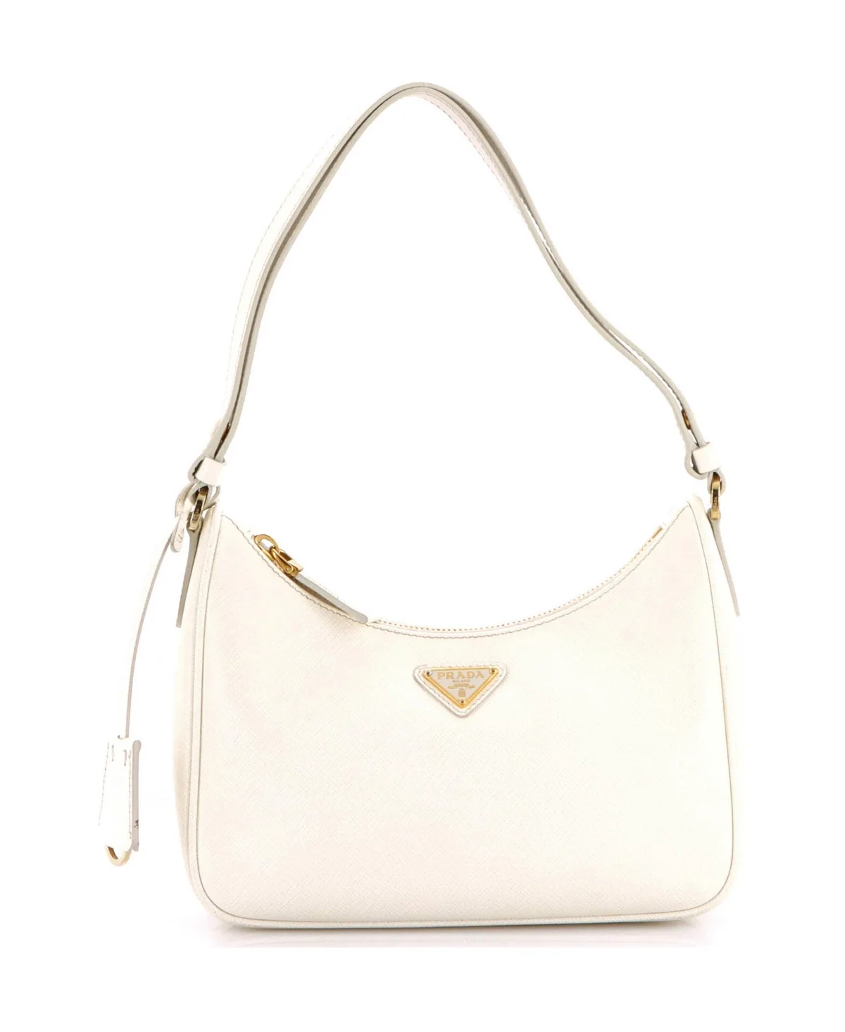 Pre-Owned Mini Re-Edition Hobo Saffiano Leather by Prada