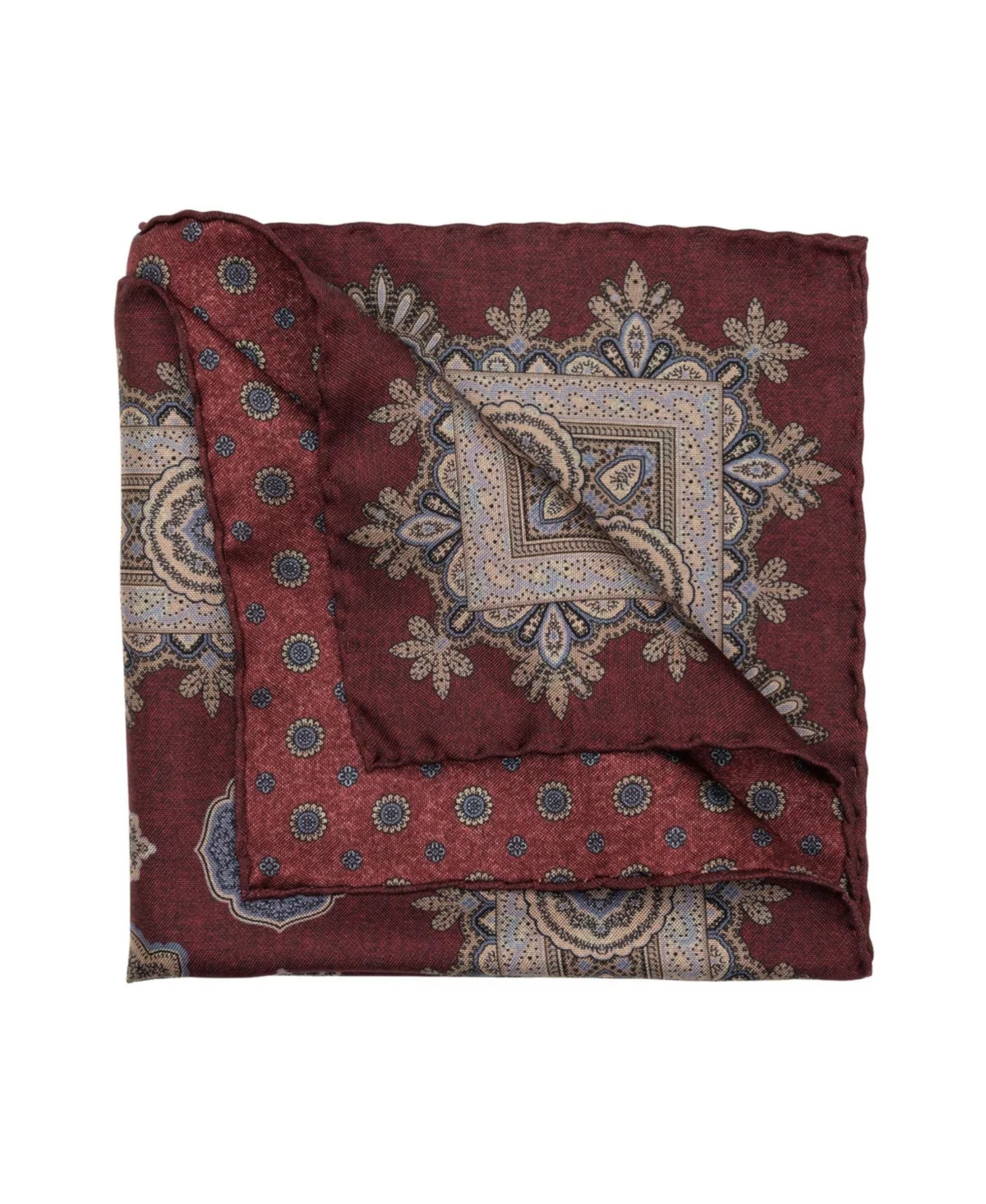 Brando Double Sided Silk Pocket Square