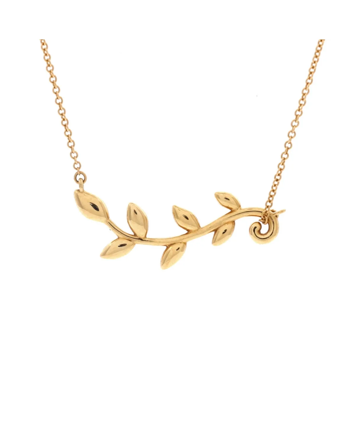 Pre-Owned Tiffany & Co Paloma Picasso Olive Leaf Vine Pendant Necklace by Tiffany & Co.