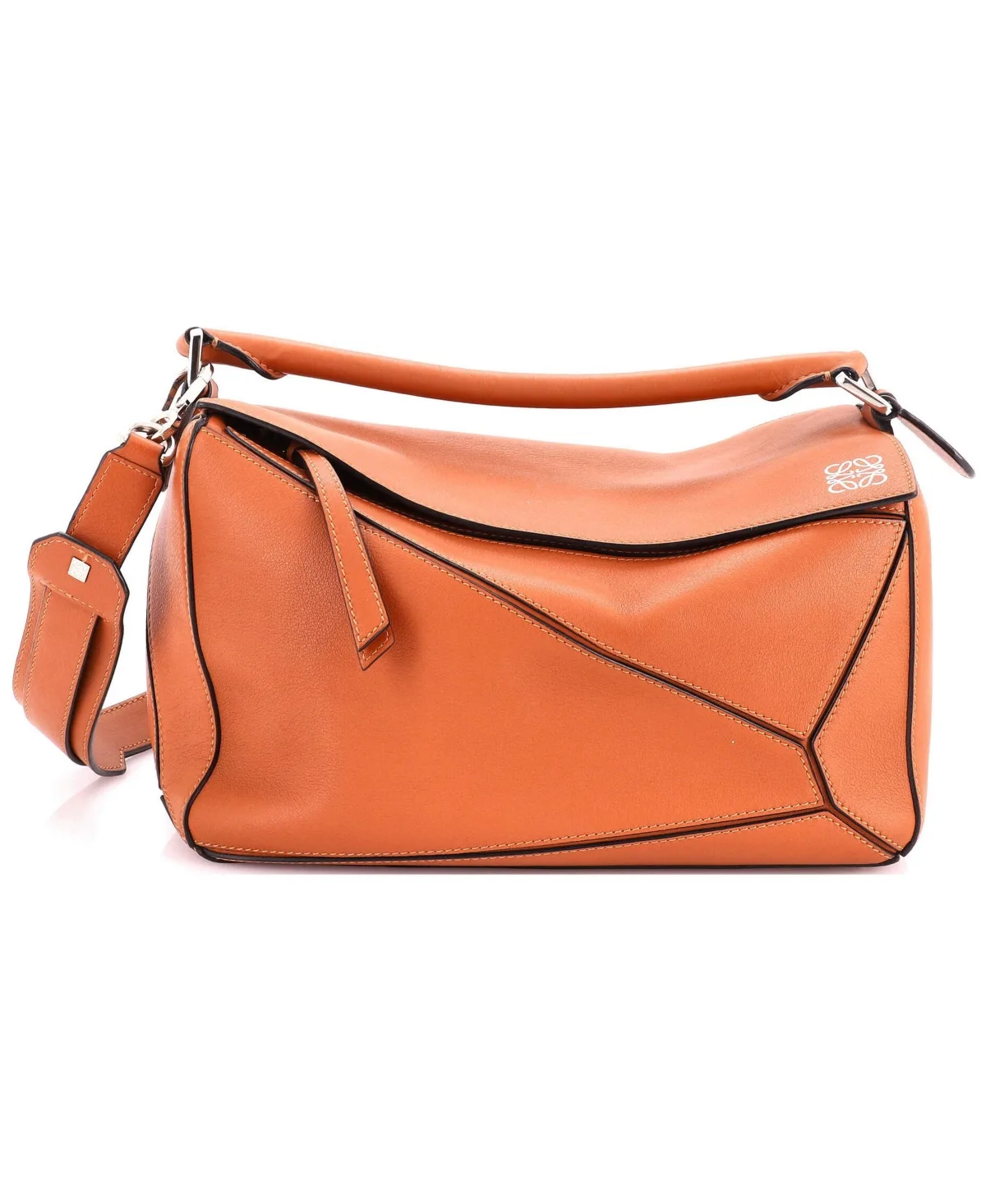Pre-Owned Medium Puzzle Bag Leather by LOEWE
