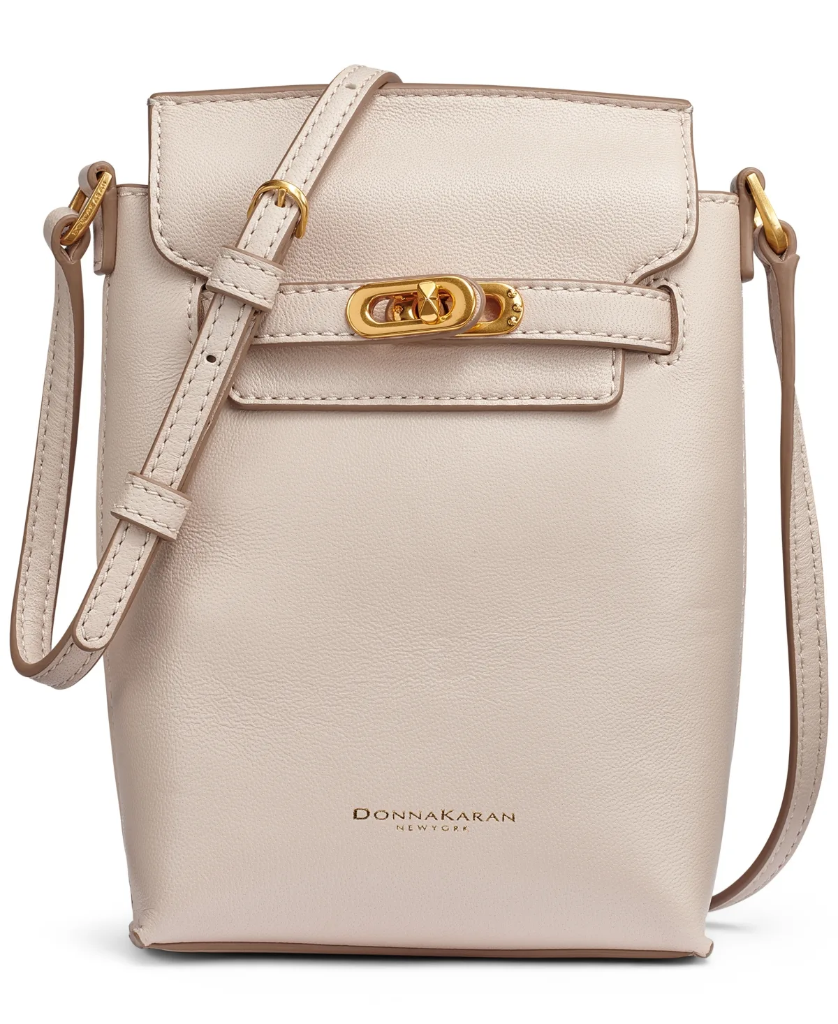 Bridgehampton North-South Leather Adjustable-Strap Crossbody