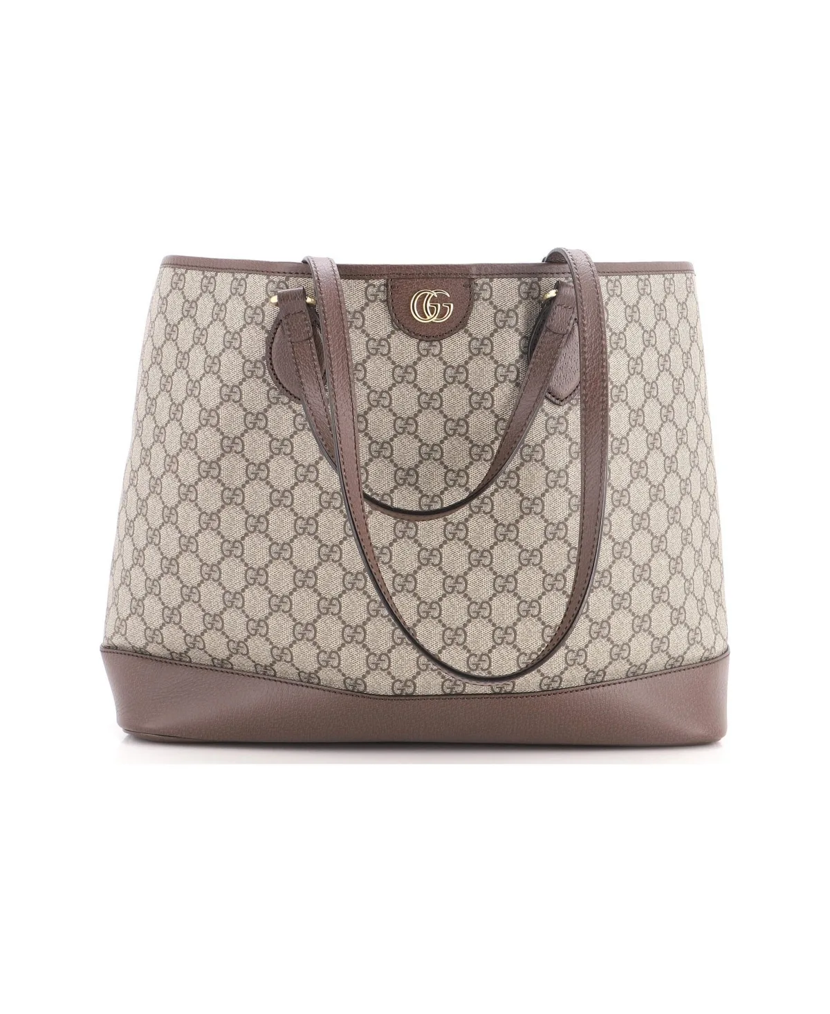 Pre-Owned Medium Ophidia Top Handle Shopping Tote GG Coated Canvas and Leather by Gucci