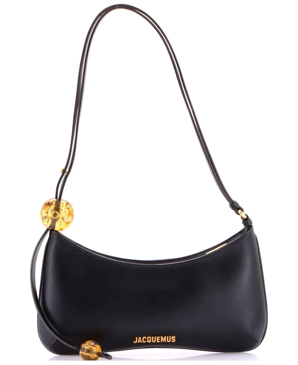 Pre-Owned Le Bisou Perle Leather Shoulder Bag by JACQUEMUS