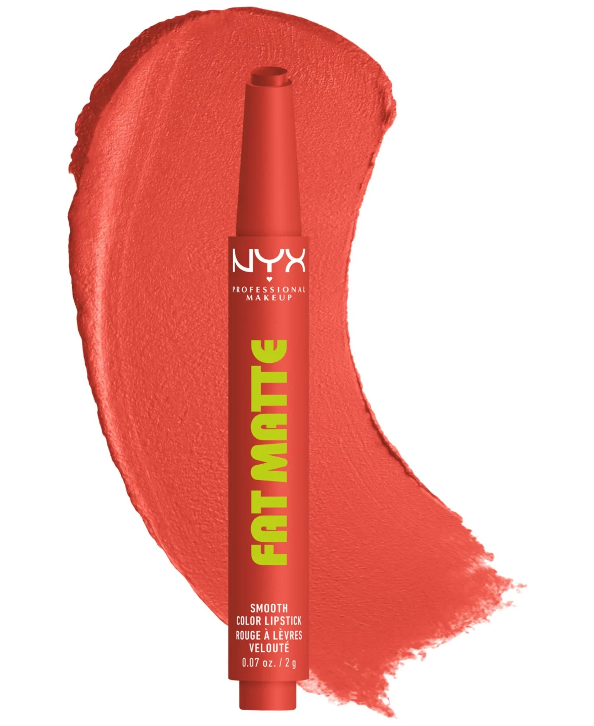 Fat Matte Lipstick, 0.07 oz. - Coral Cuddlin by NYX Professional Makeup