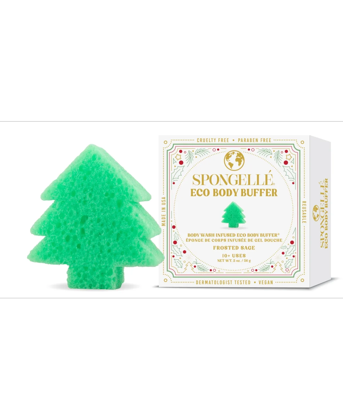 Collection Holiday Tree Frosted Sage 2 Ounce by Spongelle