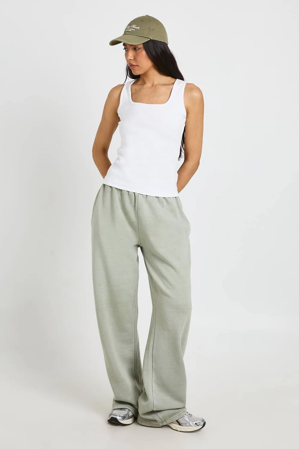 Basic Rib Tank Vest Top by boohoo