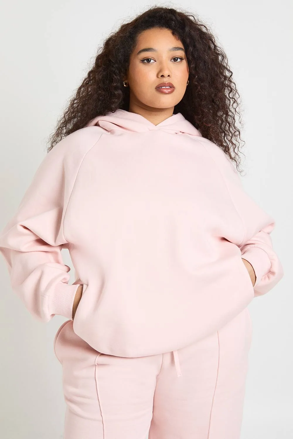 Core Basic Raglan Seam Oversized Hoodie by boohoo