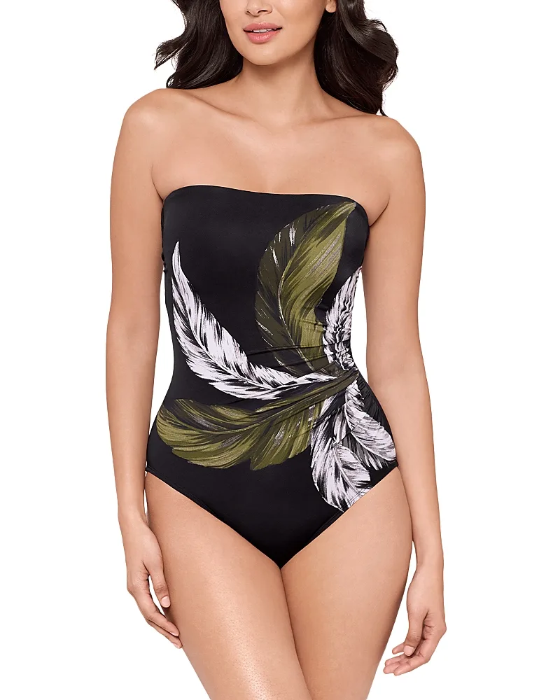Boca Grande Avanti Strapless One Piece Swimsuit by Miraclesuit