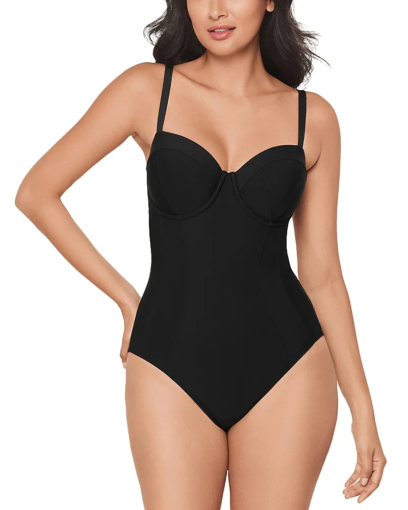 Icons Bomba Bustier One Piece Swimsuit by Miraclesuit
