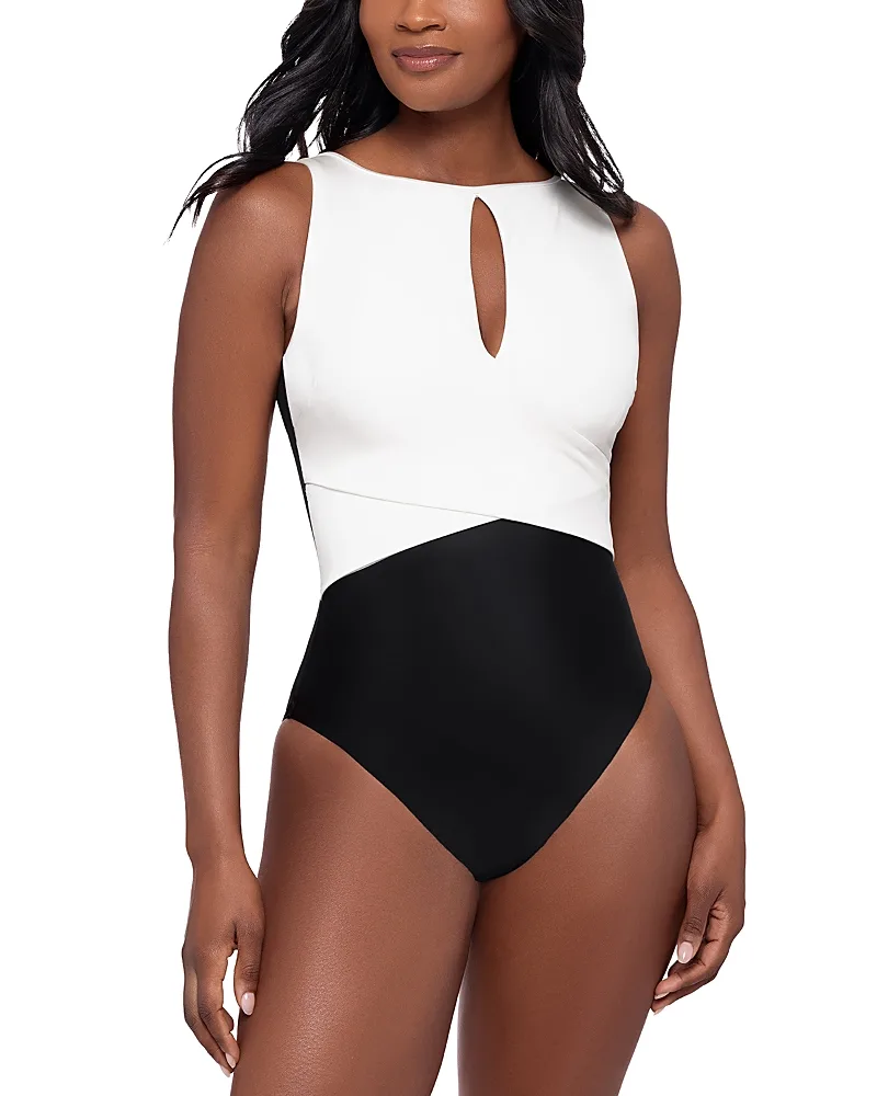 Spectra Zora Keyhole One Piece Swimsuit by Miraclesuit