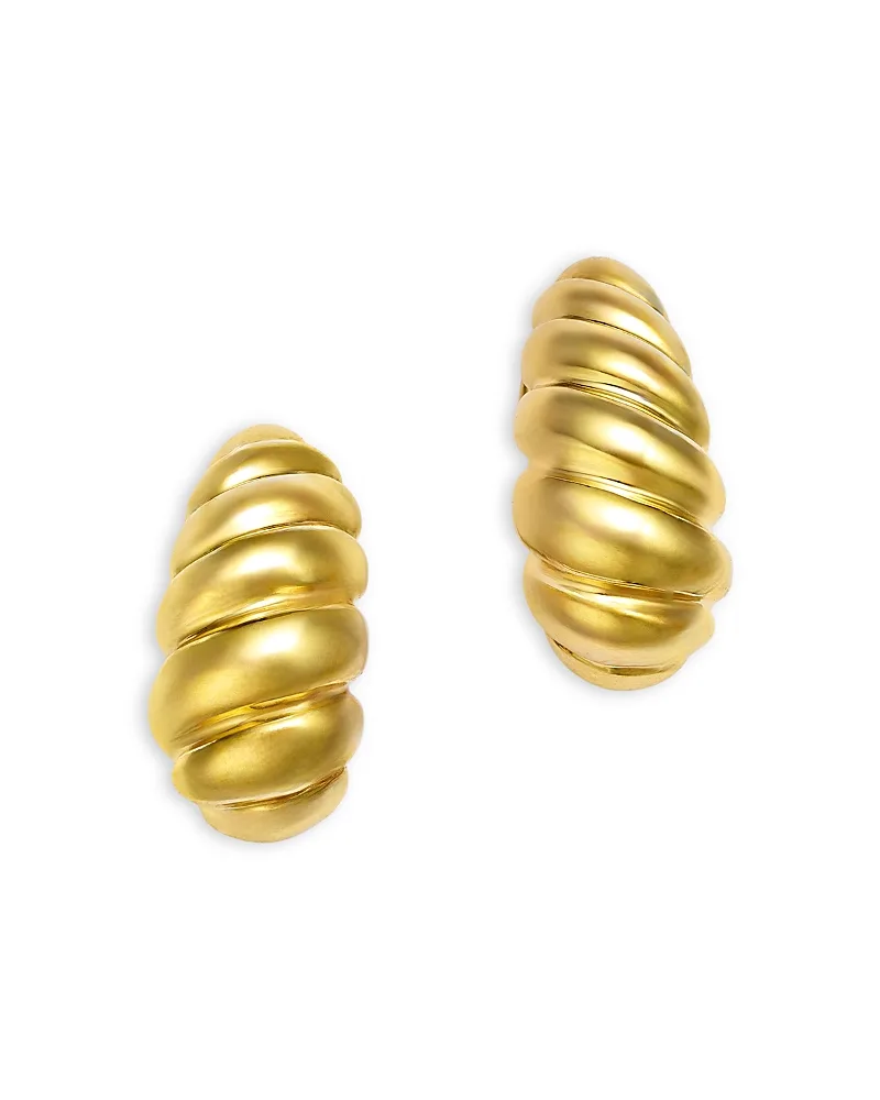 Polished Twisted Crescent Earrings in 14K Yellow Gold by Bloomingdales Fine Collection