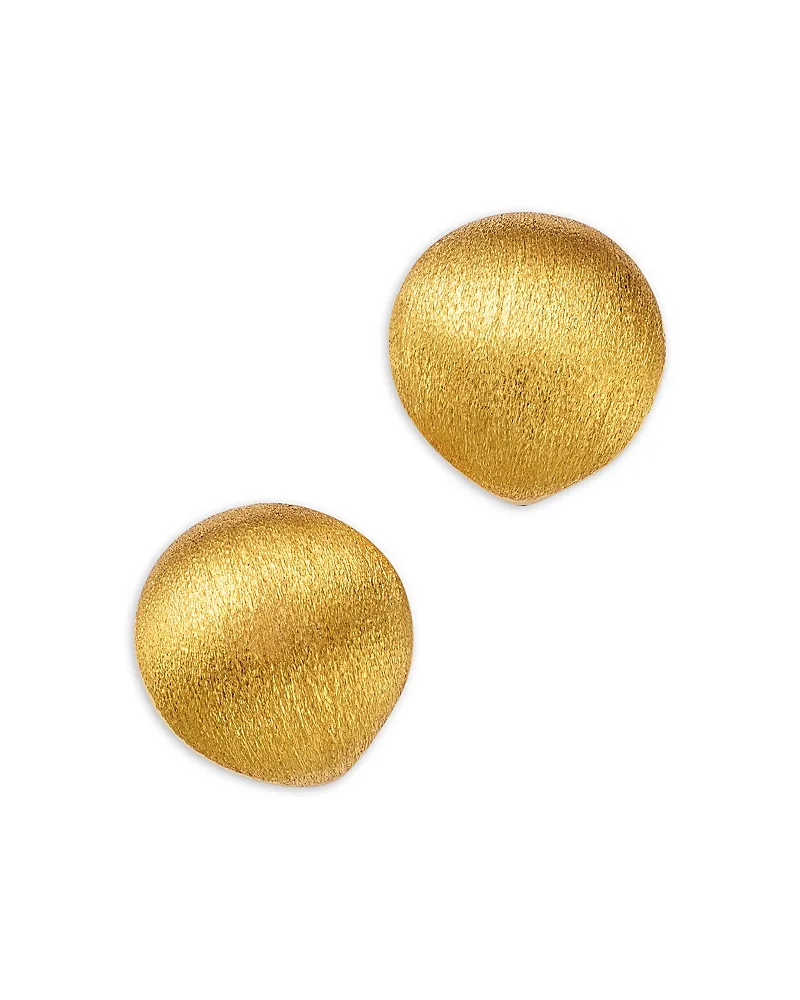 Brushed Curved Disc Earrings in 14K Yellow Gold by Bloomingdales Fine Collection