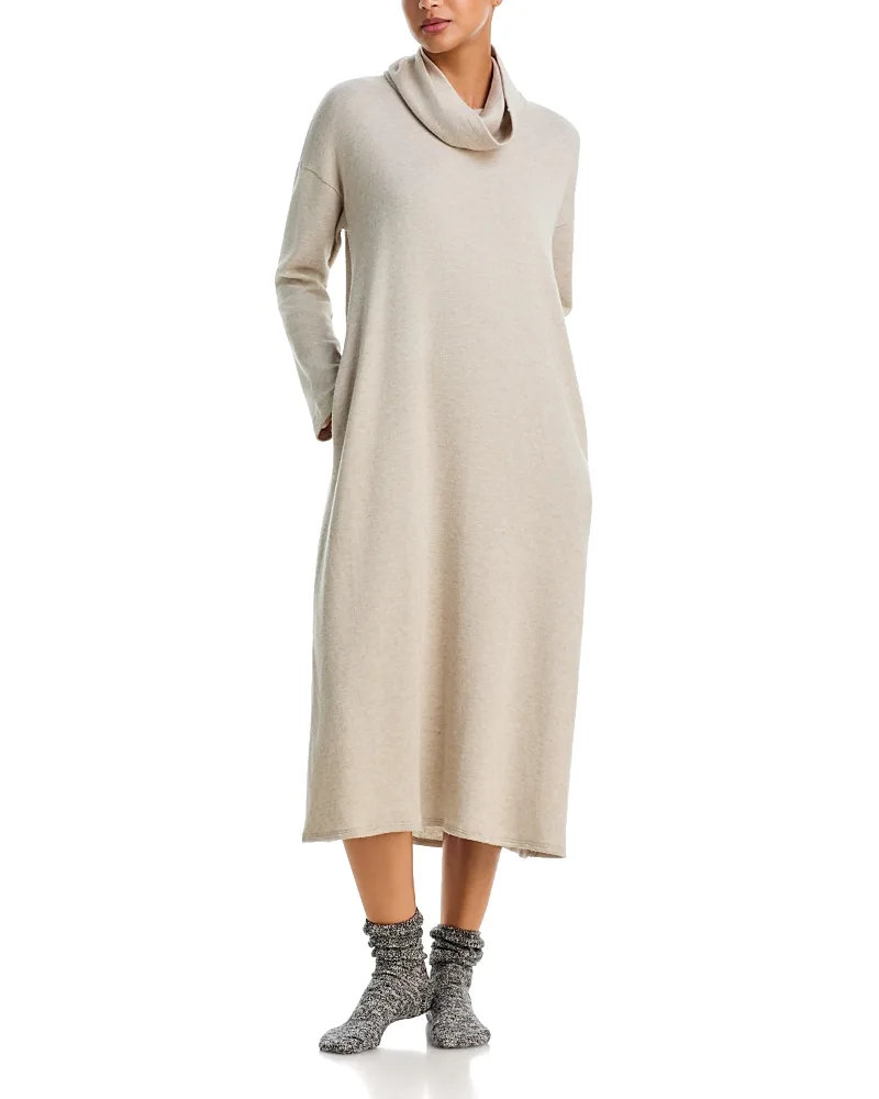 Himalaya Sweater Knit Lounger Gown - Cashmere by Natori