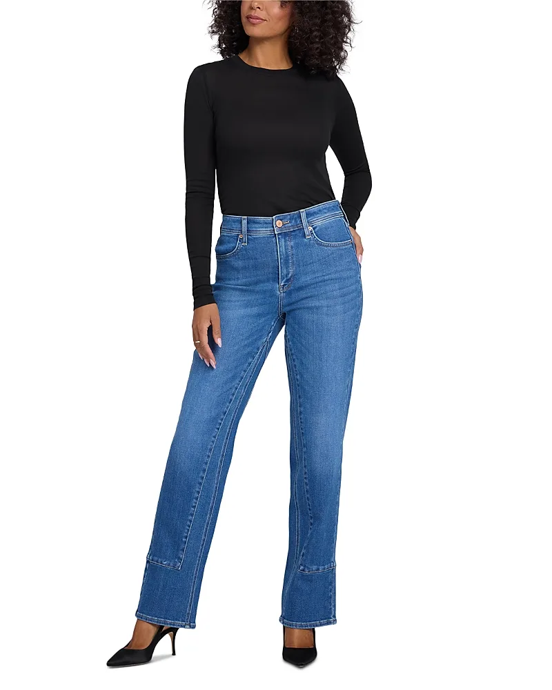 Brooke High Rise Loose Straight Jeans by NYDJ