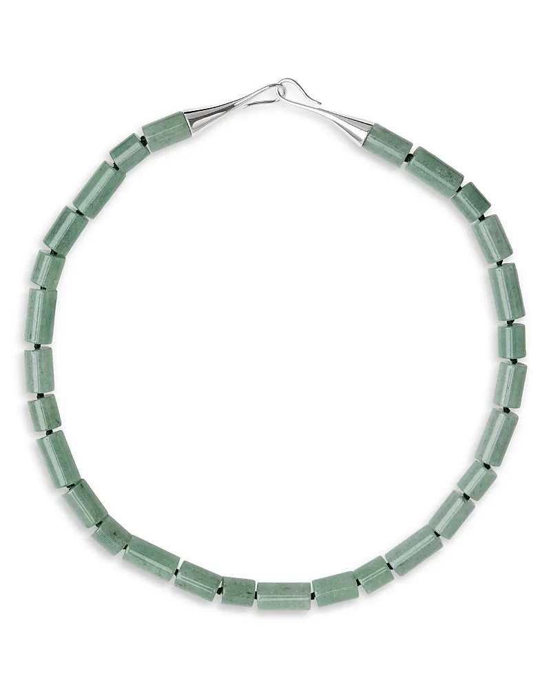 Sadie Gemstone Beaded Necklace, 7.8 by Lie Studio