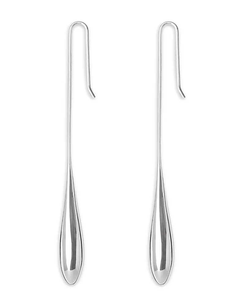 Lili Elongated Linear Drop Earrings by Lie Studio