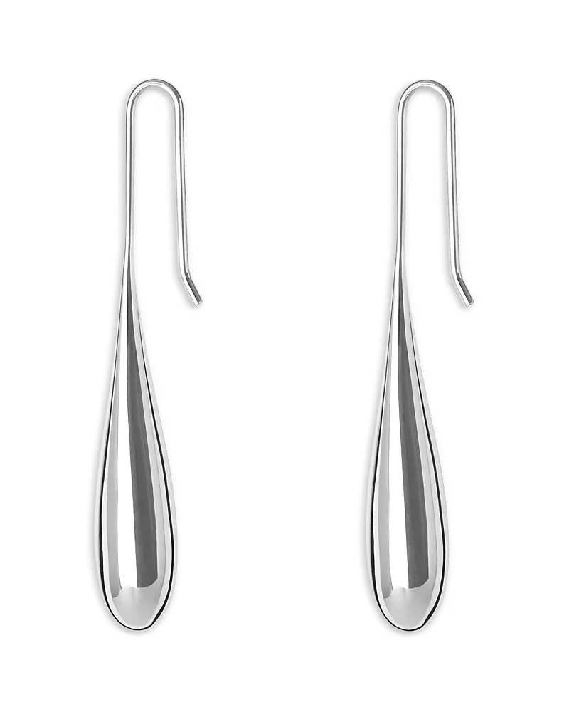 Evelyn Elongated Linear Drop Earrings by Lie Studio