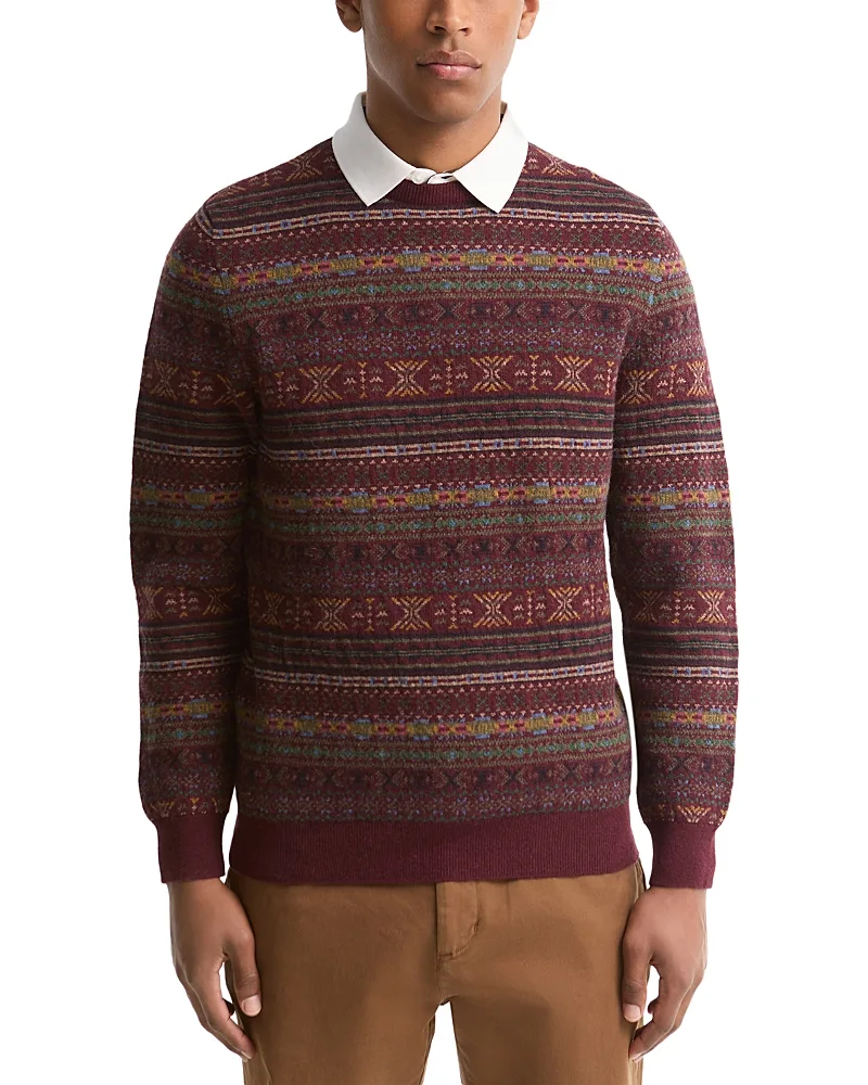Dalehead Fair Isle Crew Neck Sweater by Barbour